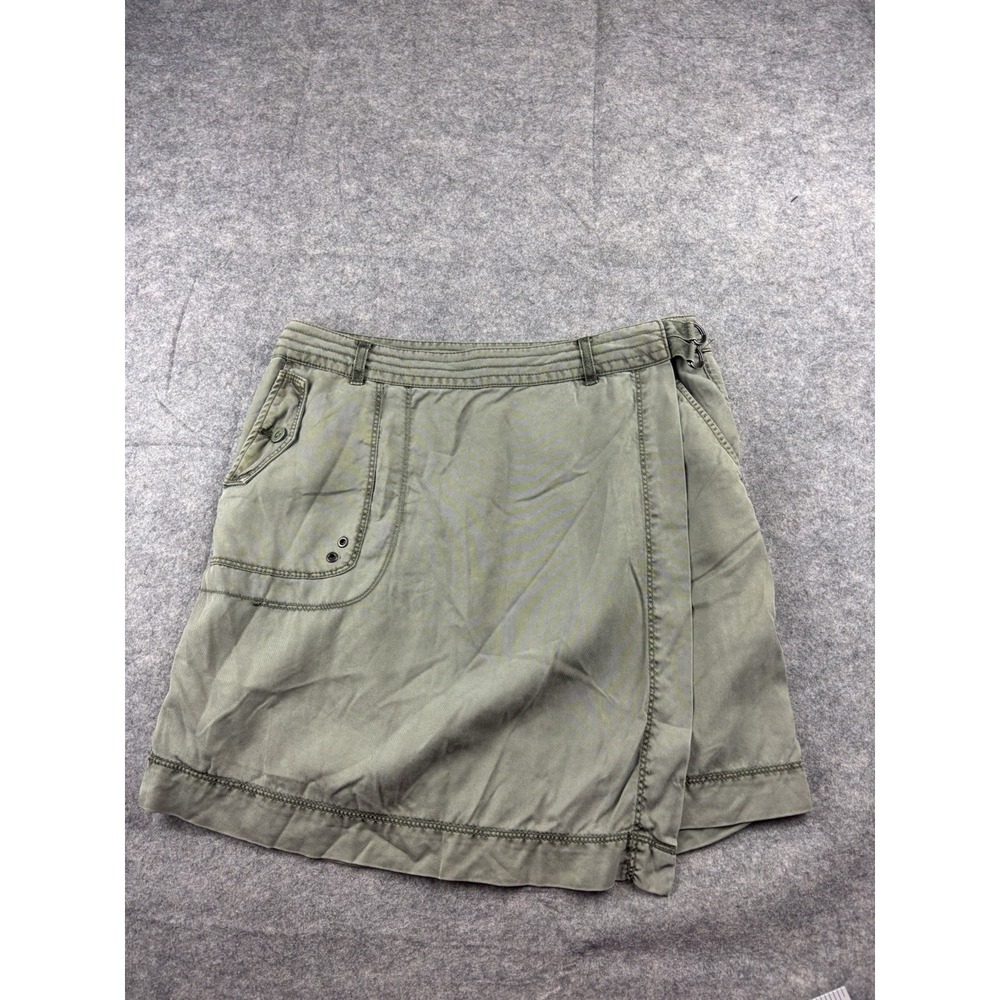Anthropologie Marrakech Womens S Green Casual Crossover Cargo Skirt Grunge Fairy